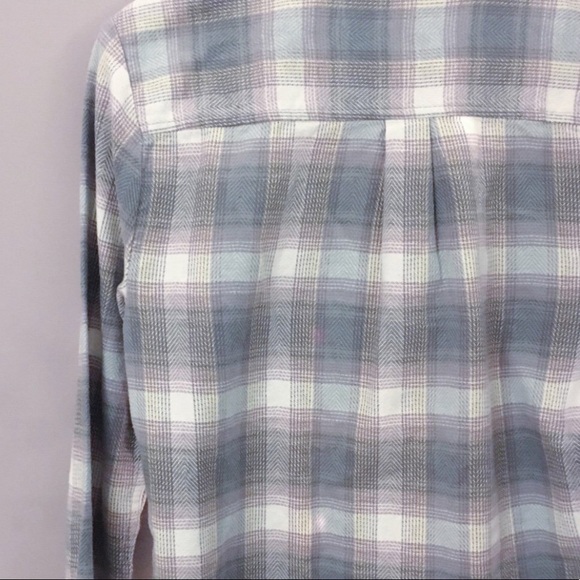 Cropped Purple Flannel - Picture 3 of 3
